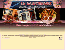 Tablet Screenshot of la-saigonnaise.com